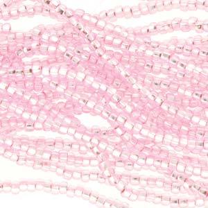 Tjeckiska Seed Beads - Pink Dyed S/L 11/0, 17 gram Preciosa