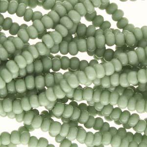 Tjeckiska seed beads - Jade Opaque Solgel 11/0, 17 gram Preciosa