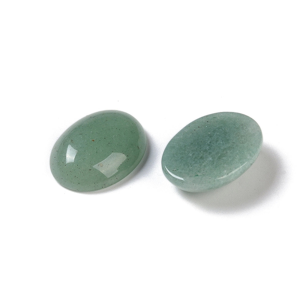 Cabochon Avaturine - Grön Oval 18x13mm 1 styck Hilmas Pyssel