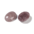 Cabochon Strawberry Qvarts - Rosa Oval 18x13mm 1 Styck Hilmas Pyssel