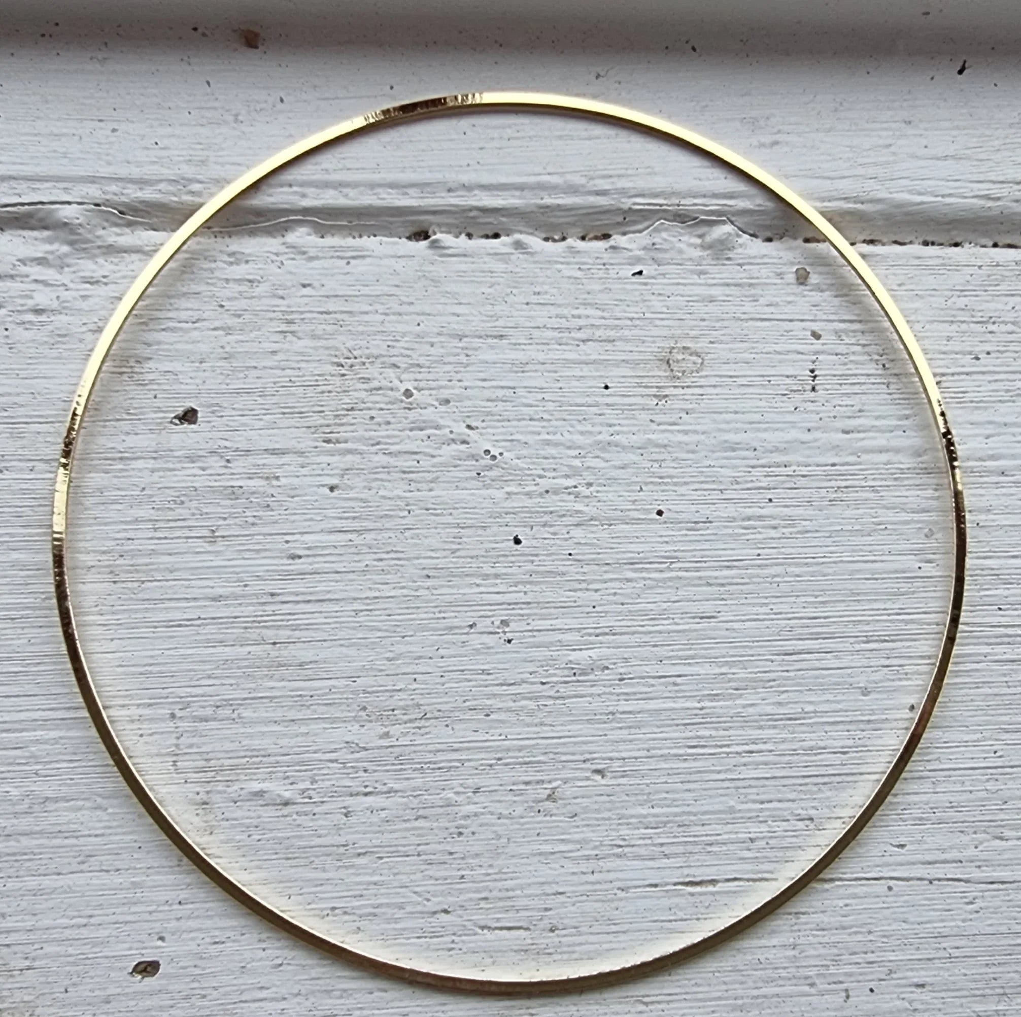 Cirkel - Guldfärgad 80mm 1 styck Grekisk Metall