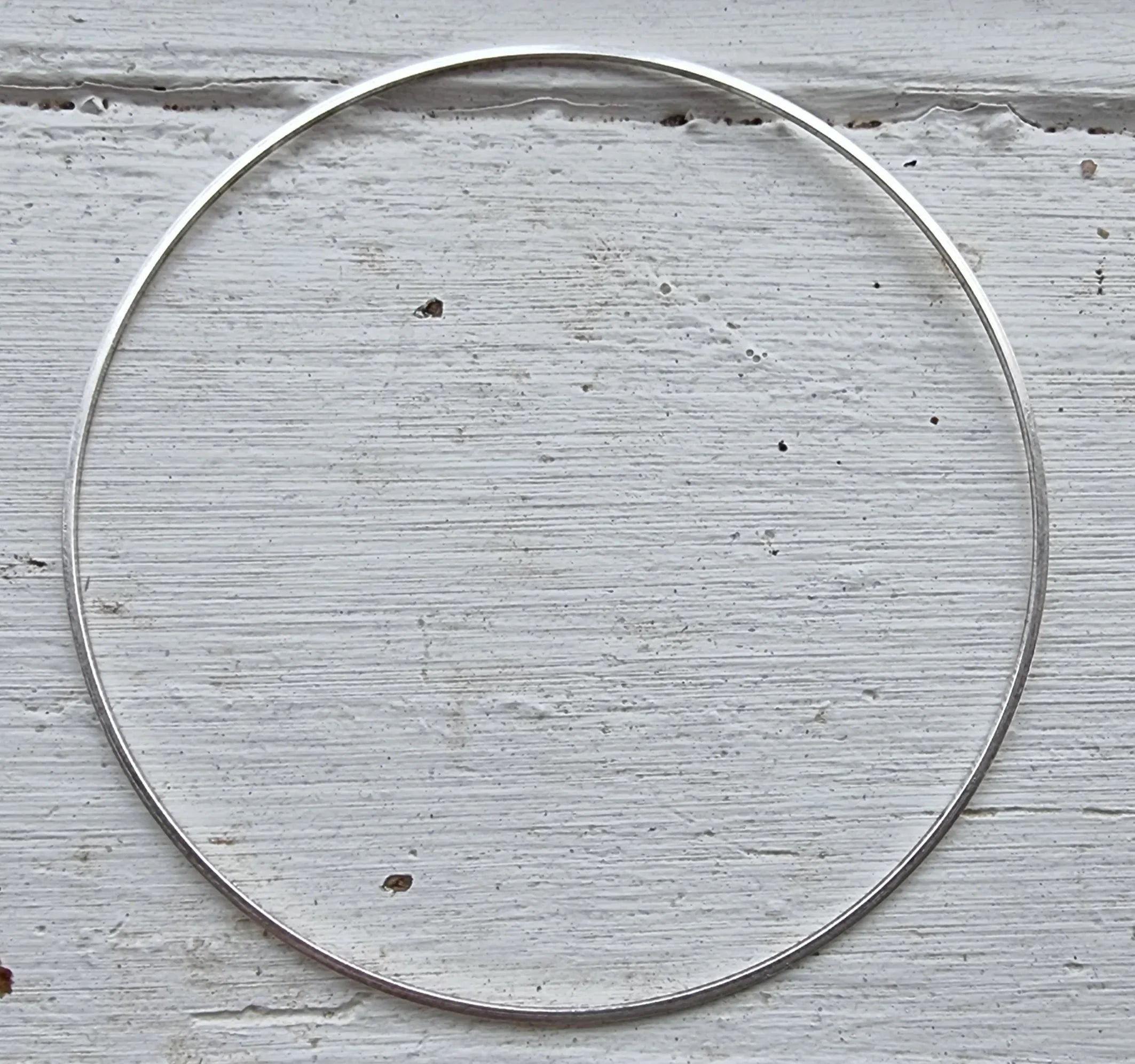 Cirkel Silverpläterad - 80mm 1 styck Grekisk Metall