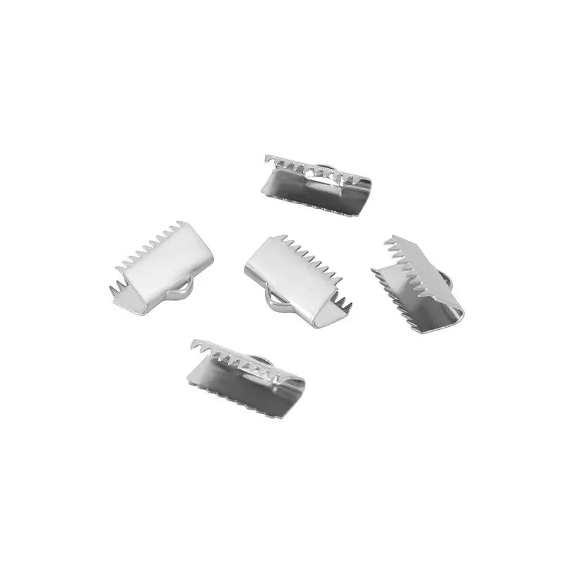 Ändfäste platta band rostfritt stål - Bredare modell, 15mm, 10-pack Grekisk Metall