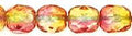 Tjeckiska Firepolish - Fuchsia / Lemon 4 mm, 50-pack Hilmas Pyssel