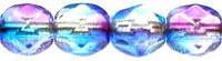 Tjeckiska Firepolish - Purple / Blue 4 mm 50-pack Hilmas Pyssel