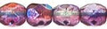 Tjeckiska Firepolish - Pink / Blue AB 4 mm, 50-pack Hilmas Pyssel
