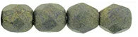 Tjeckiska Firepolish - Pacifica Poppy Seed 4 mm ,50-pack Hilmas Pyssel