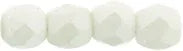 Tjeckiska Firepolish - Powdery Pastel White 3mm, 50-pack Hilmas Pyssel