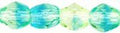Tjeckiska Firepolish - Green/Blue 3mm, 50-pack Hilmas Pyssel