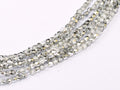 Tjeckiska Firepolish - Crystal Labrador 2mm, 1 Sträng Hilmas Pyssel