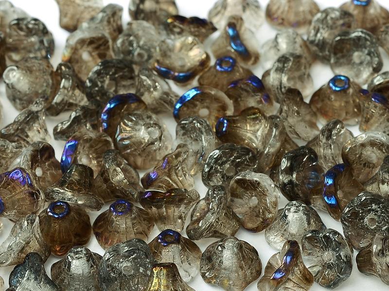 Flower Cup Beads - Crystal Azuro 7x5 mm (20-pack) Hilmas Pyssel
