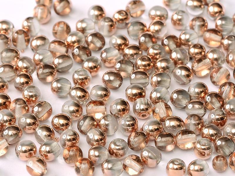 Tjeckiska Druks - Crystal Capri Gold 4 mm, 50-pack Hilmas Pyssel