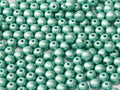 Tjeckiska Druks - Metallic Emerald 4 mm, 50-pack Hilmas Pyssel