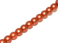 Tjeckiska Druk (Runda) - Metallic Bronze 3mm, 1 sträng Hilmas Pyssel