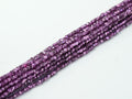 Tjeckiska Firepolish - Crystal Amethyst Metallic Ice 2mm 50-pack Hilmas Pyssel