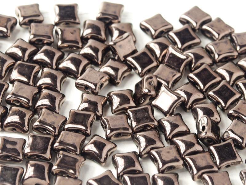 Wibeduo® - Jet Copper 8x8mm, 15-pack Hilmas Pyssel