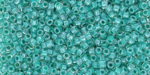 Matubo 10/0 Cylinder - Luster Green Lined 5 gram Matubo