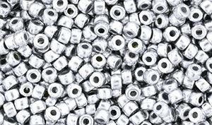 Matubo Seed Bead 8/0 - Matt Metallic Silver 5 gram Matubo