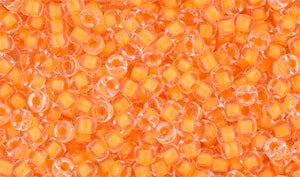 Matubo Seed bead 8/0 - Crystal Orange Neon - 5 gram Matubo