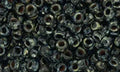 Matubo Seed bead 7/0 - Jet Silver Picasso 5 gram Matubo