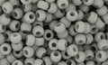 Matubo Seed bead 7/0 - Matte Opaque Grey 5 gram Matubo