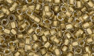 Matubo Seed bead 7/0 - Gold Copper Lined Crystal 5 gram Matubo