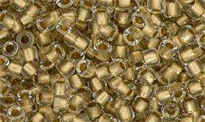 Matubo Seed bead 7/0 - Gold Copper Lined Crystal 5 gram Matubo