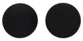 Cabochon Rund - Matte Jet 20mm 1 styck Hilmas Pyssel