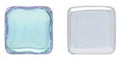 Cabochon Kvadrat - Crystal Vitrail Light 14mm Hilmas Pyssel