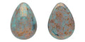 Cabochon Pear - Turquoise Luster Topaz/Pink 18x13mm Hilmas Pyssel