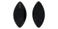 Cabochon Navette - Jet 20x10mm - 1 styck Hilmas Pyssel
