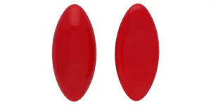 Cabochon Navette - Dk Opaque Red 15x7mm Hilmas Pyssel