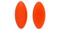 Cabochon Navette - Opaque Bright Orange 15x7mm Hilmas Pyssel