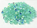Tjeckiska MC Bicone - Caribbean Sea AB 3 mm 30-pack Preciosa