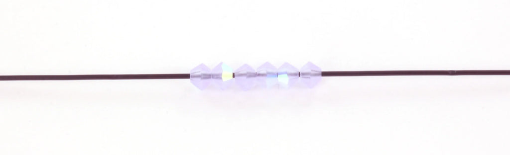 Tjeckiska MC Bicone - Violet AB Matt 3 mm 40-pack Preciosa