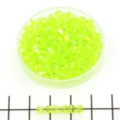 Tjeckiska MC Bicone - Limec 4mm 30-pack Preciosa