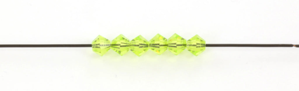 Tjeckiska MC Bicone - Limec 4mm 30-pack Preciosa