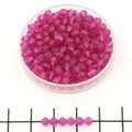 Tjeckiska MC Bicone - Fuchsia Matt 4mm 30-pack Preciosa