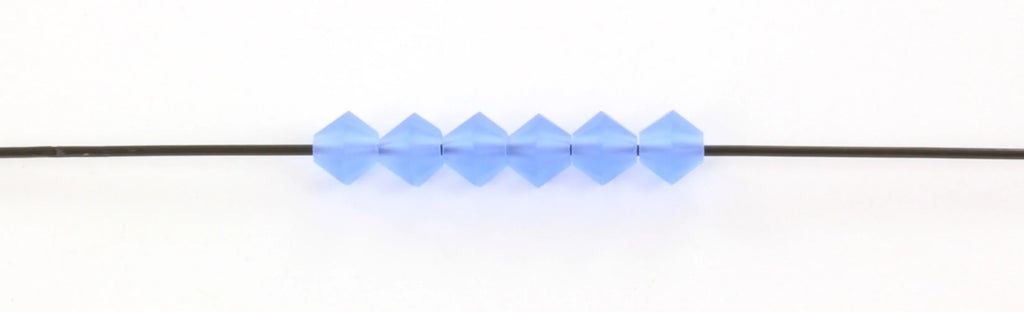 Tjeckiska MC Bicone - Sapphire Matt 4mm 30-pack Preciosa