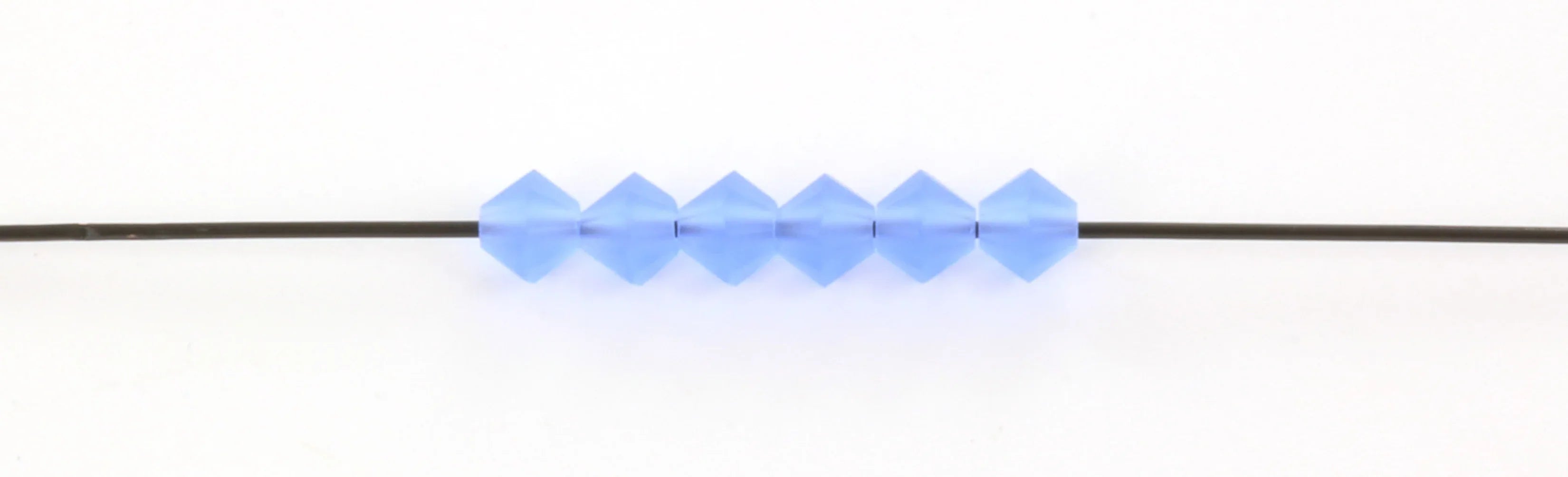 Tjeckiska MC Bicone - Sapphire Matt 4mm 30-pack Preciosa
