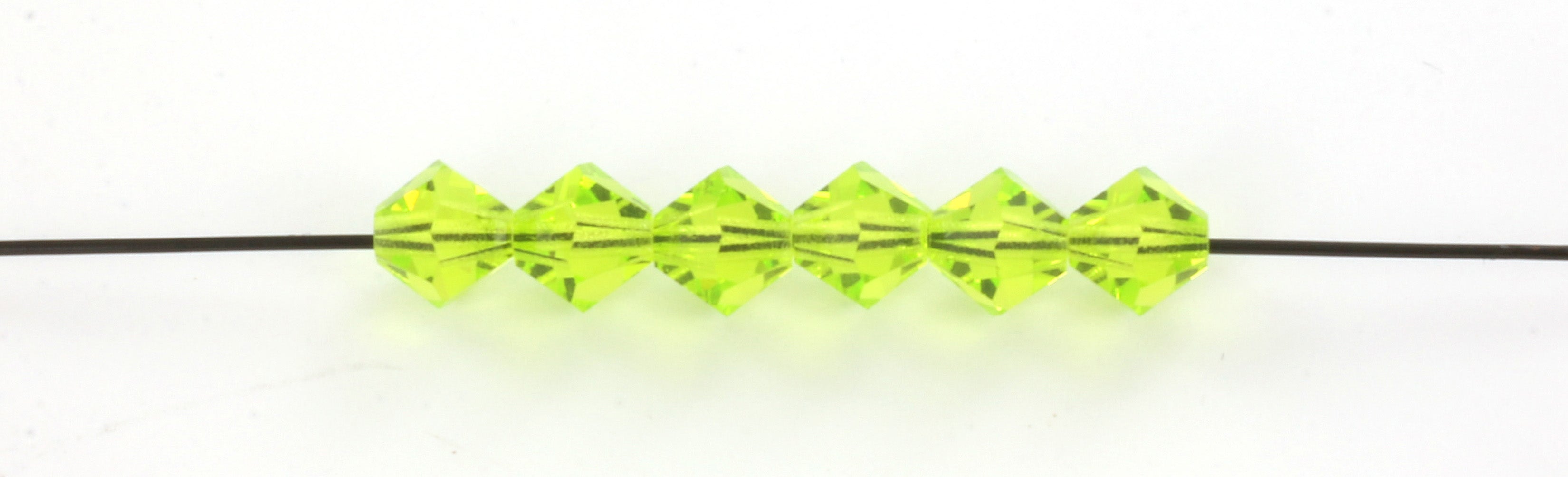 Tjeckiska MC Bicone - Limec 6 mm 20-pack Preciosa