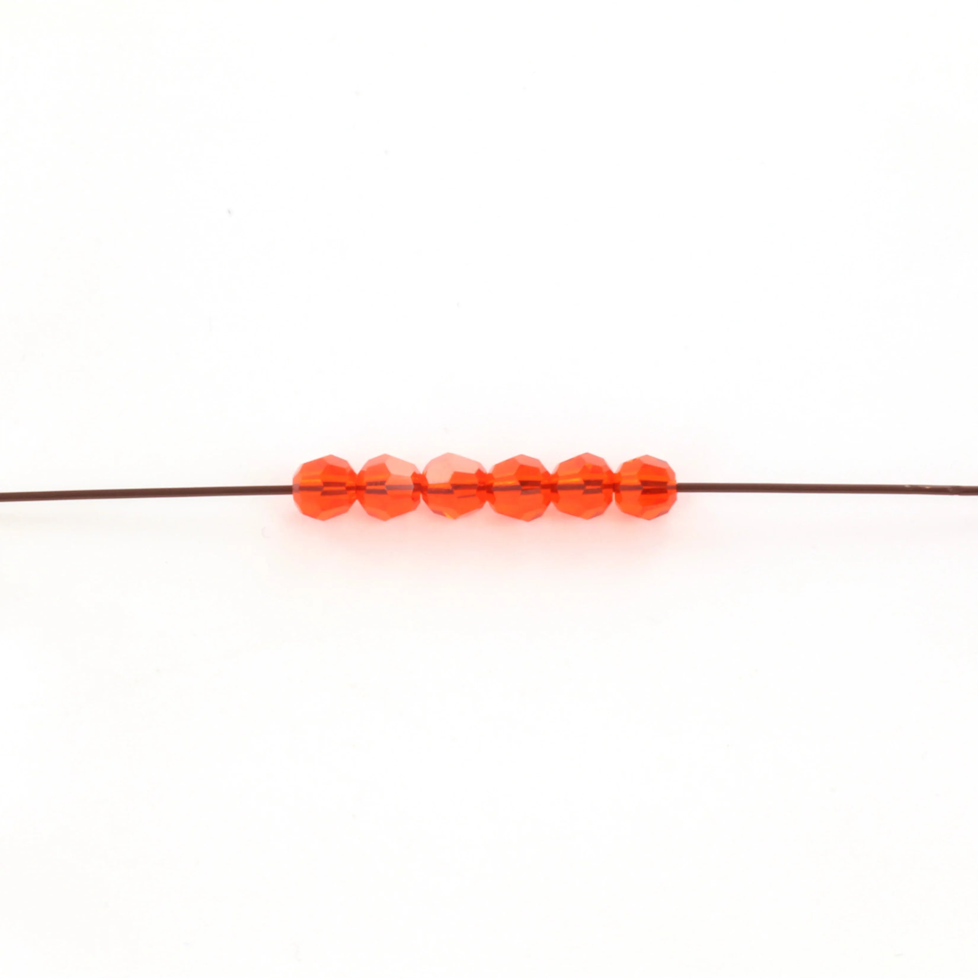 Preciosa Facetterad Rund - Hyacinth 4mm, 10-pack Preciosa