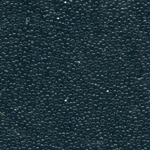 Tjeckiska Charlotte seed beads - Jet 15/0, 5 gram Preciosa
