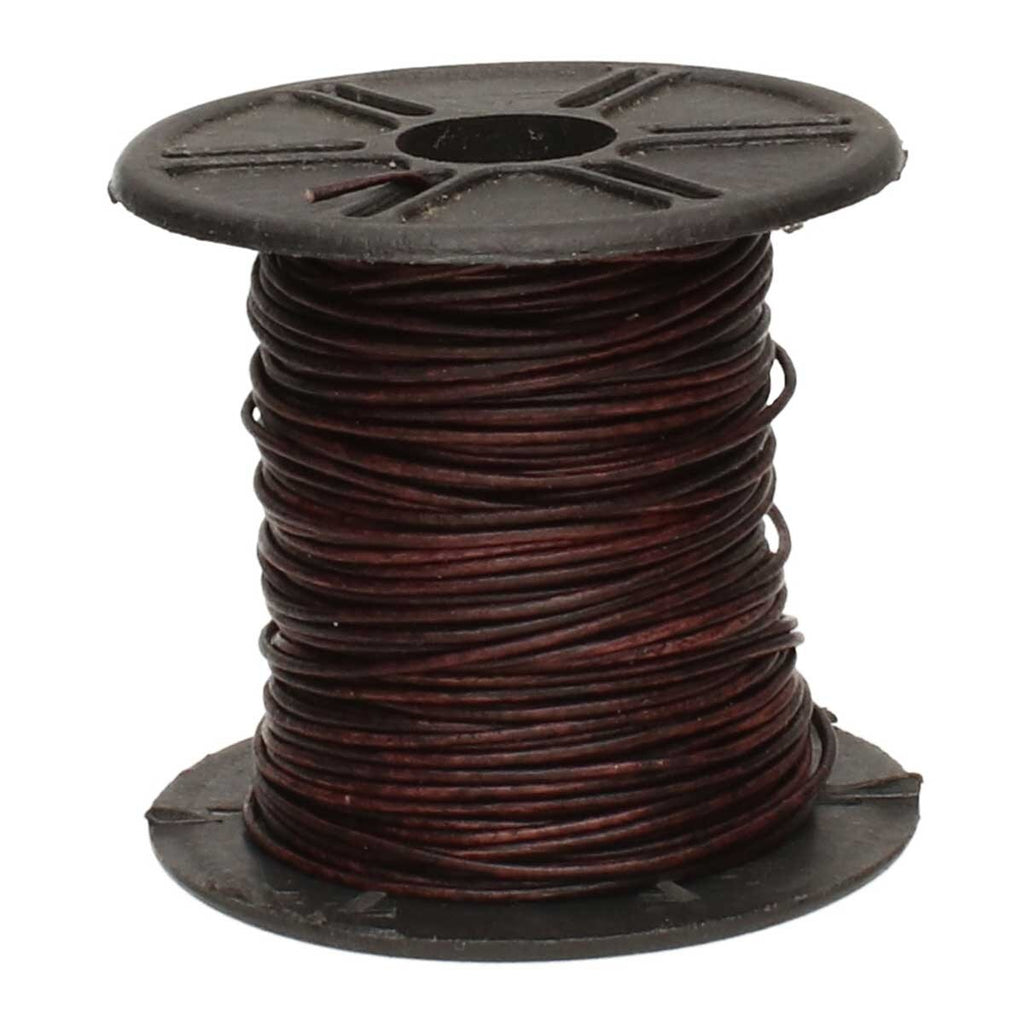 Läderband 0,5 mm - Brun 1 m Hilmas Pyssel