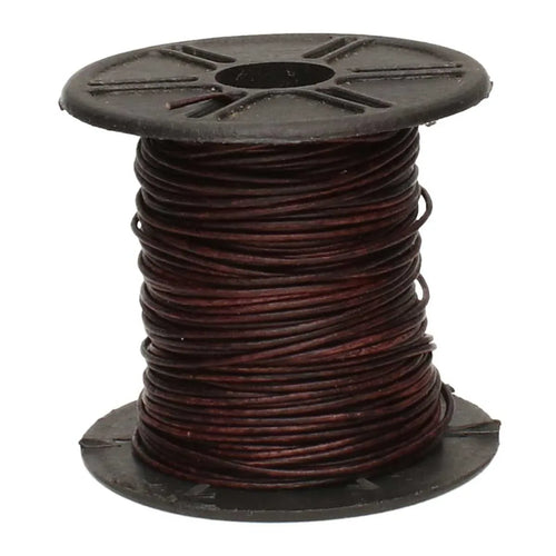 Läderband 0,5 mm - Brun 1 m Hilmas Pyssel