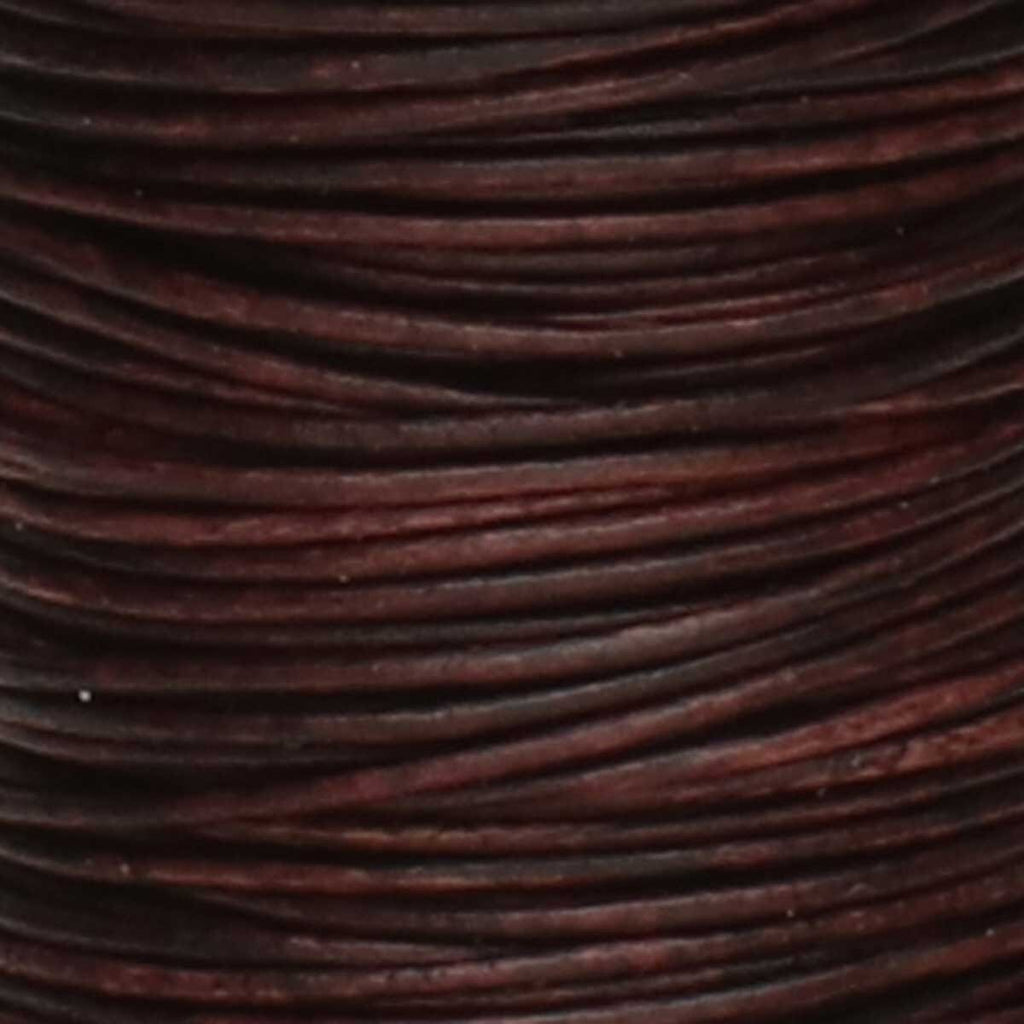 Läderband 0,5 mm - Brun 1 m Hilmas Pyssel