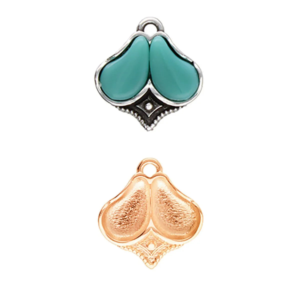 Cymbal Element - Kanala Rose Gold Plated 2-pack Beadsmith