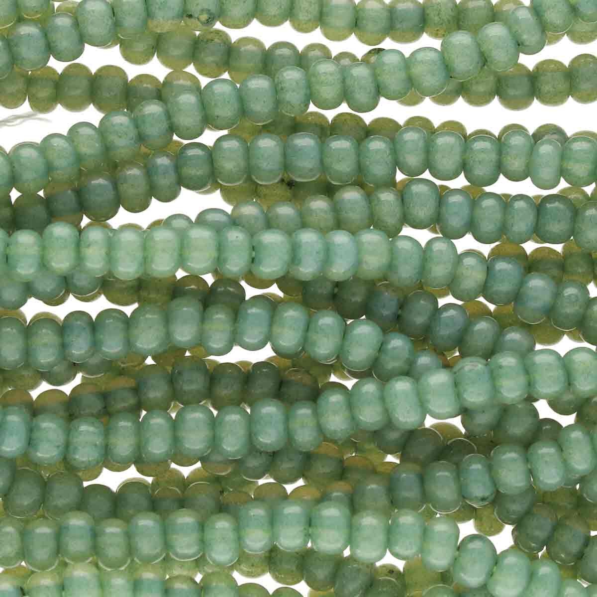 Tjeckiska seed beads - Jade Opal Solgel 11/0, 17 gram Preciosa