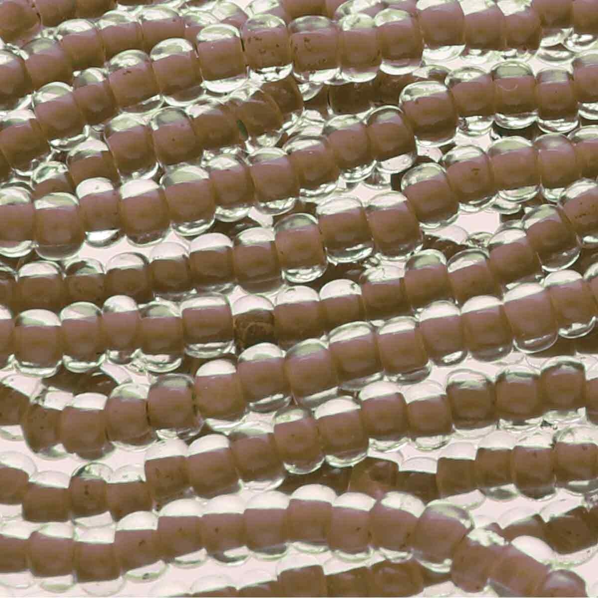 Tjeckiska seed beads - Terra Intensive Lining Chocolate Brown 11/0, 17 gram Preciosa