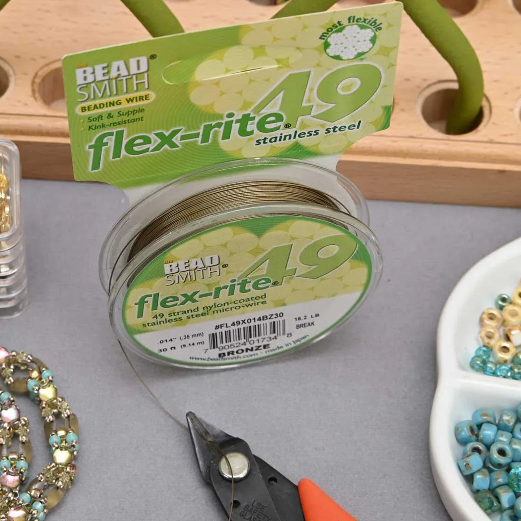 Flex-Rite - Bronze 0,35mm, 49 trådar, 1 rulle Beadsmith